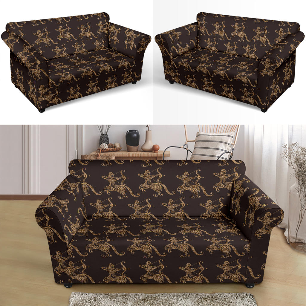 Sagittarius Print Design LKS301 Loveseat Couch Slipcover