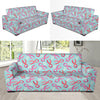 Breast cancer Pattern Print Design 03 Sofa Slipcover