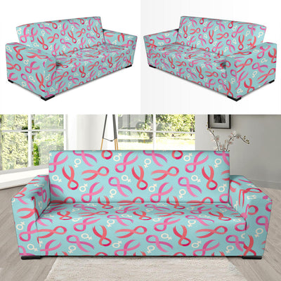 Breast cancer Pattern Print Design 03 Sofa Slipcover