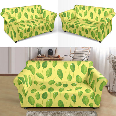 Spinach Print Design LKS302 Loveseat Couch Slipcover