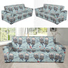 Sea Otter Pattern Print Design 03 Sofa Slipcover