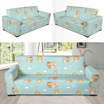 Christian Pattern Print Design 01 Sofa Slipcover