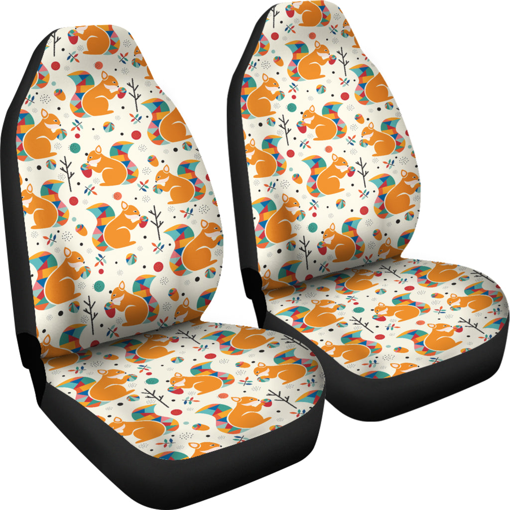 Squirrel Print Design LKS304 Car Seat Covers