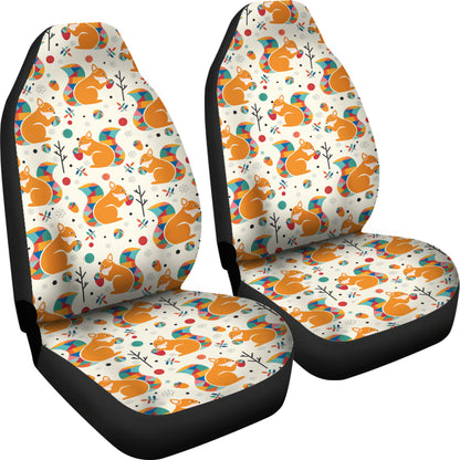 Squirrel Print Design LKS304 Car Seat Covers