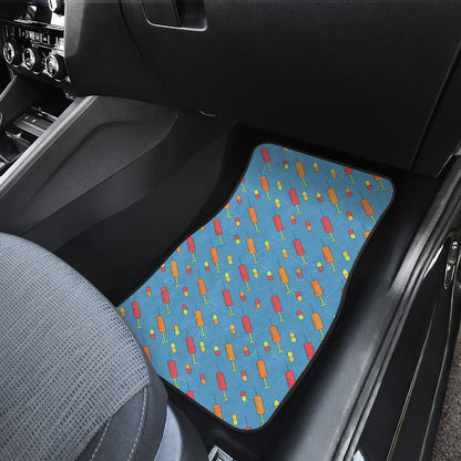 Phlebotomist Medical Pattern Car Floor Mats Front Back