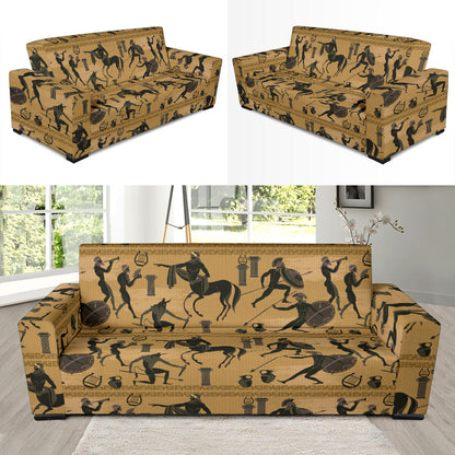 Ancient Greek Statue Print Design LKS304 Sofa Slipcover