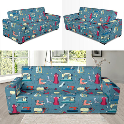 Sewing Equipment Print Design LKS301 Sofa Slipcover