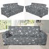 Airplane Pattern Print Design 02 Sofa Slipcover