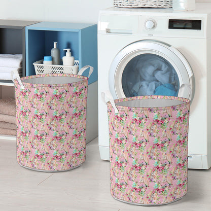 Unicorn Princess with Rose Laundry Basket