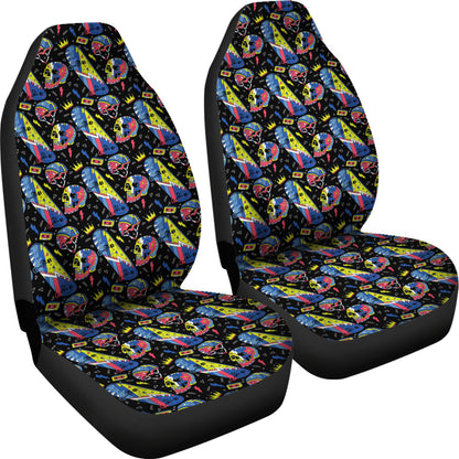 Skateboard Print Design LKS304 Car Seat Covers