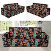 Peacock Pattern Print Design A01 Sofa Slipcover