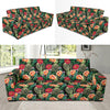 Cactus Pattern Print Design 06 Sofa Slipcover