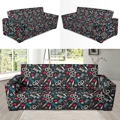Sewing Equipment Print Design LKS305 Sofa Slipcover