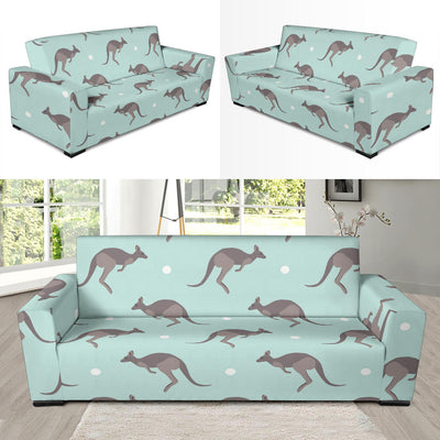 Kangaroos Pattern Print Design 04 Sofa Slipcover