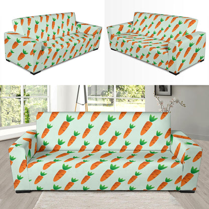 Carrot Pattern Print Design 05 Sofa Slipcover