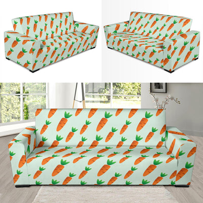 Carrot Pattern Print Design 05 Sofa Slipcover