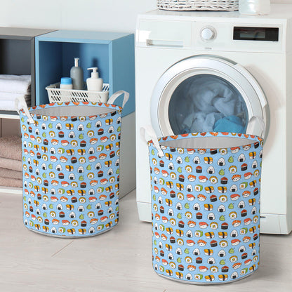 Sushi Cartoon Design Laundry Basket