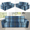 Jean Patchwork Pattern Print Design 02 Sofa Slipcover