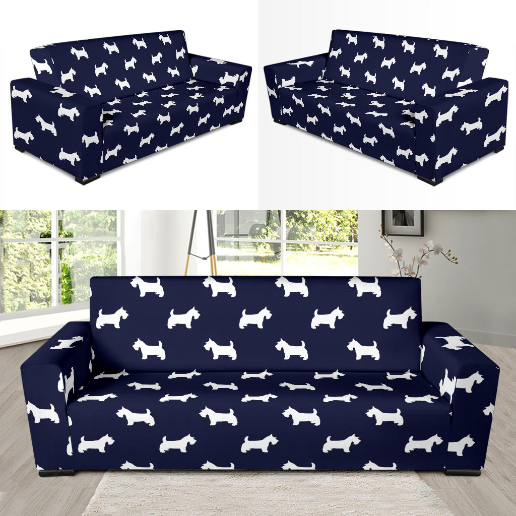 Scottish Terriers Print Design LKS3019 Sofa Slipcover