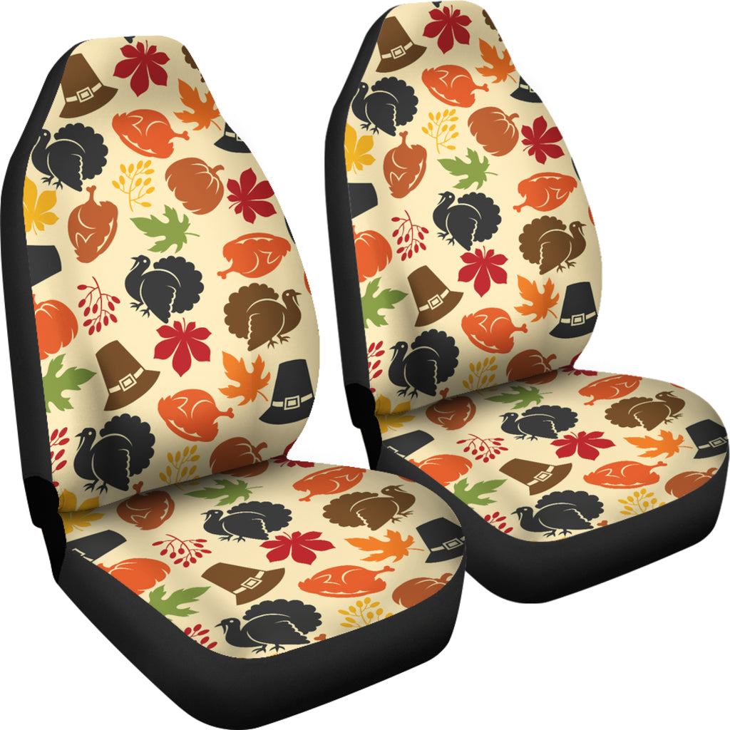 Thanksgiving Print Design LKS303 Car Seat Covers