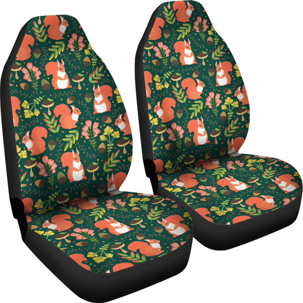 Squirrel Print Design LKS302 Car Seat Covers