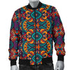 Ethnic Style Print Pattern Men Bomber Jacket