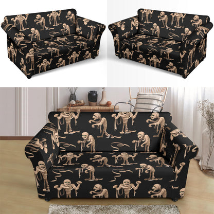 Mummy Print Design LKS302 Loveseat Couch Slipcover