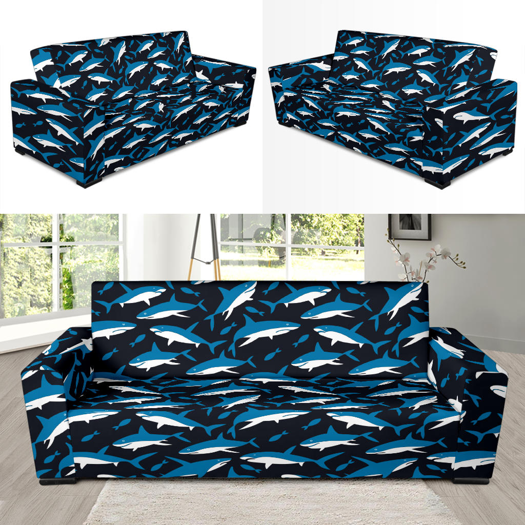 Shark Print Design LKS303 Sofa Slipcover