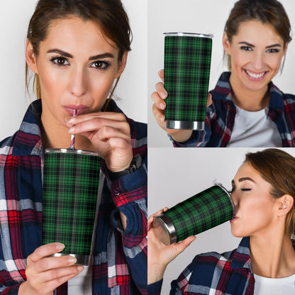 Green Tartan Plaid Pattern Tumbler
