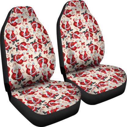 Santa Christmas Themed Print Design LKS302 Car Seat Covers