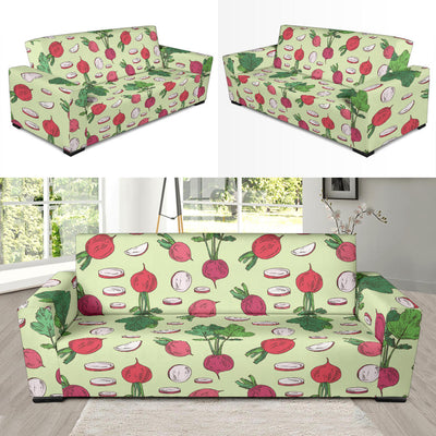 Radish Pattern Print Design A04 Sofa Slipcover