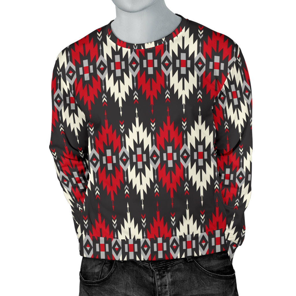 Southwestern Pattern Men Long Sleeve Sweatshirt