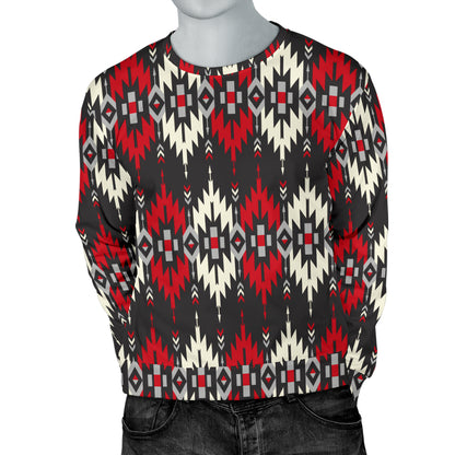 Southwestern Pattern Men Long Sleeve Sweatshirt