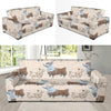 Pembroke Welsh Corgis Pattern Print Design A03 Sofa Slipcover