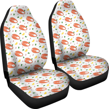 Salmon Steak Print Design LKS303 Car Seat Covers