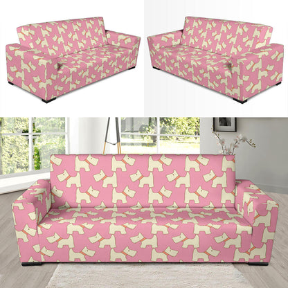 Scottish Terriers Print Design LKS306 Sofa Slipcover