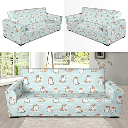 Shiba Inu Print Design LKS3011 Sofa Slipcover