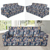 Cooking Kitchen Tools Pattern Print Design 05 Sofa Slipcover