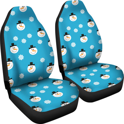 Snowman Print Design LKS303 Car Seat Covers