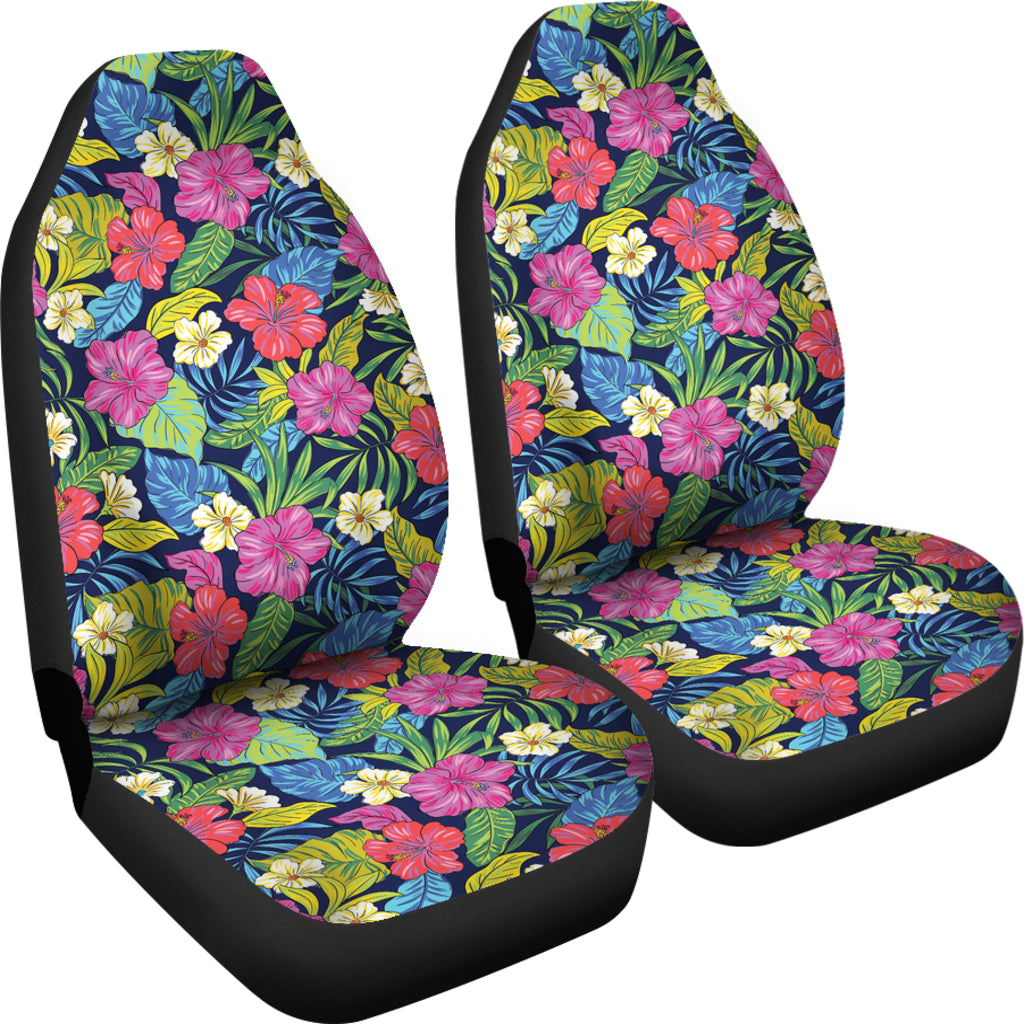 Hibiscus Print Design LKS3010 Car Seat Covers