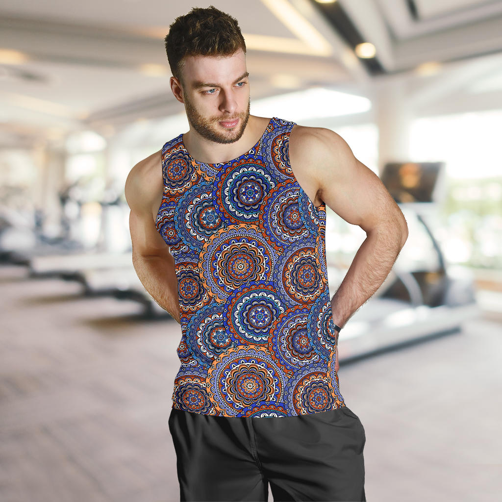 Mandala Boho Chic Design Print Men Tank Top