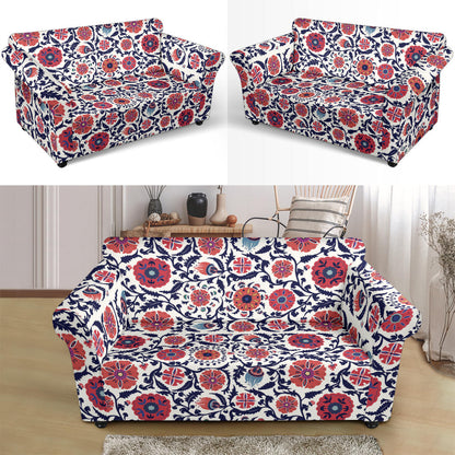 Suzani Print Design LKS304 Loveseat Couch Slipcover
