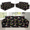 Birds Pattern Print Design 06 Sofa Slipcover