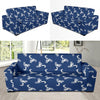 Motocross Pattern Print Design 01 Sofa Slipcover