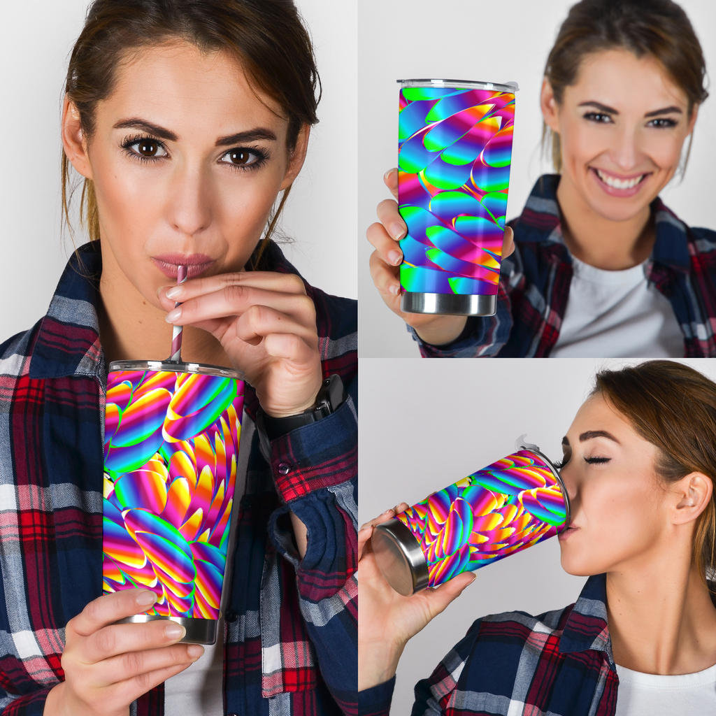 Psychedelic Trippy Pattern Tumbler