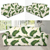 Kale Pattern Print Design 03 Sofa Slipcover