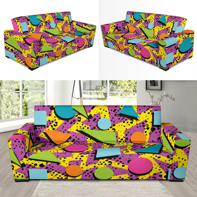 80s Pattern Print Design 1 Sofa Slipcover