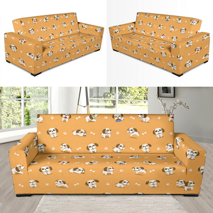 Shih Tzu Print Design LKS304 Sofa Slipcover