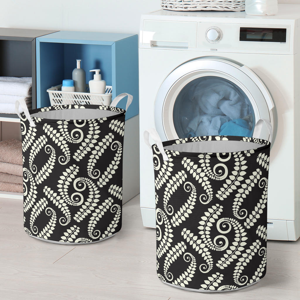 Fern Leave Print Pattern Laundry Basket