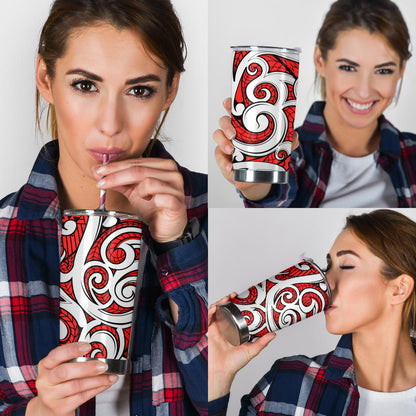 Maori Polynesian Themed Design Print Tumbler